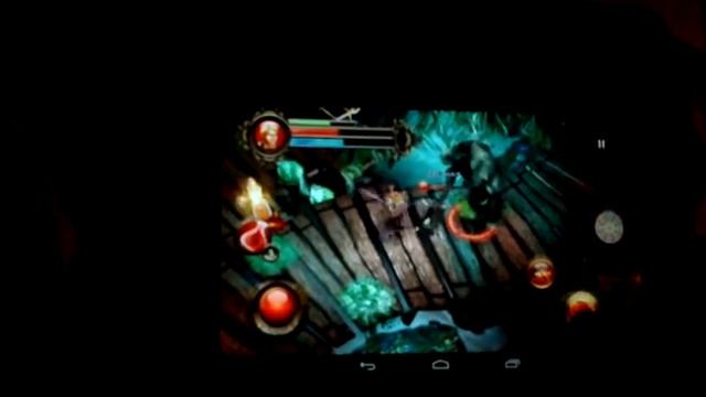 Asus Google Nexus 7 игра Dungeon hunter 2 смотреть онлайн