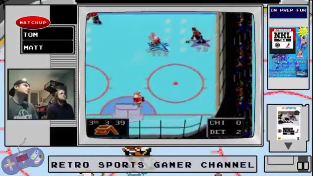 NHL 94 - Sega Genesis - Retro Sports League - Tom vs Matt смотреть онлайн