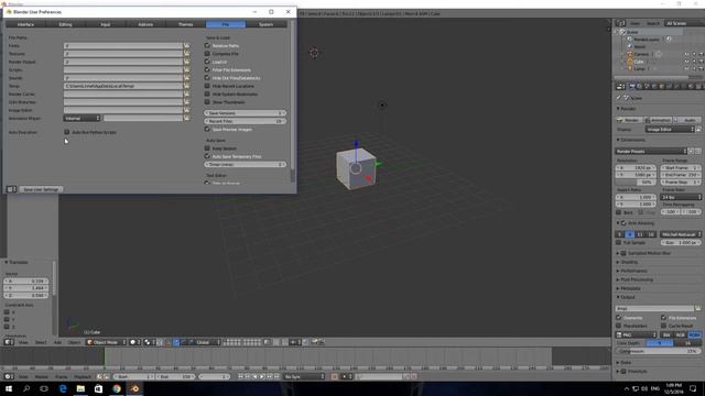 How To Enable Auto Run Python Scripts In Blender смотреть онлайн