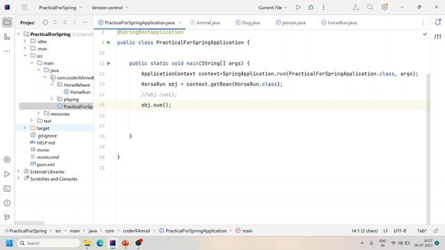First Program Using Spring Boot | JAVA | Annotation | @Component Annotation , @Autowired смотреть онлайн