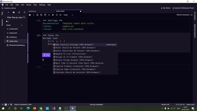 Robocorp Tutorial : Create Custom Library using python and use in Robocorp смотреть онлайн