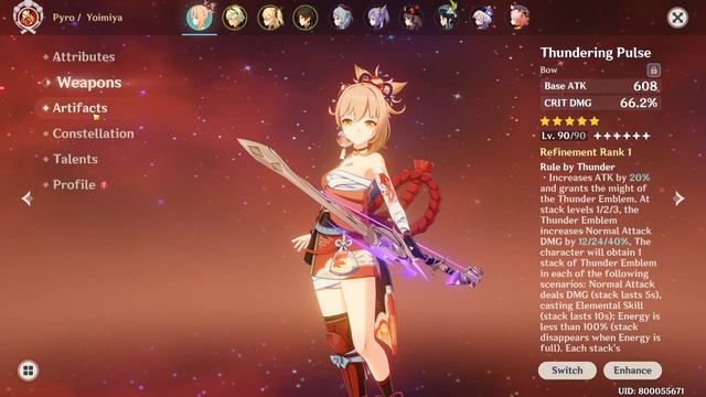 Yoimiya vs Primo Geo Vishap! Genshin Impact 2.0 смотреть онлайн