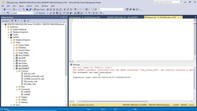 constraints in SQL server part 2 смотреть онлайн