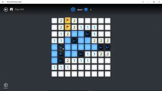 microsoft minesweeper (easy level) смотреть онлайн