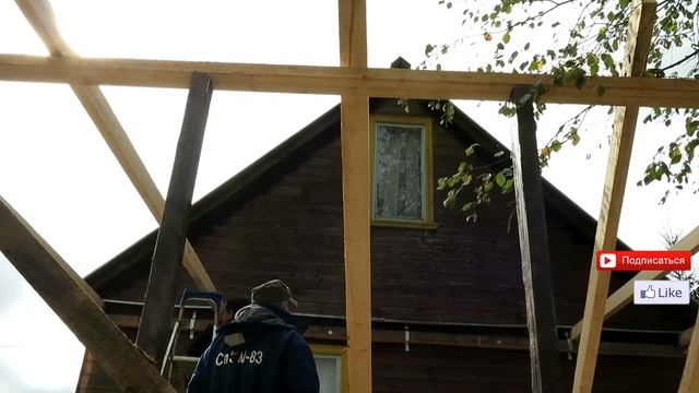 Мастерская: Часть 4 - Крыша (стропила и обрешетка) / Workshop: part 4 - Roof (rafters and crates). смотреть онлайн