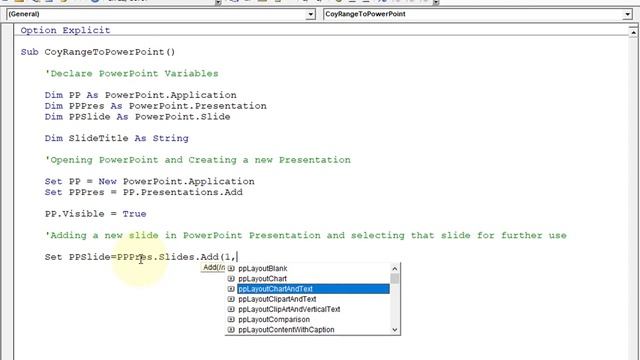 Automating PowerPoint from Excel VBA - Simple Steps to follow смотреть онлайн