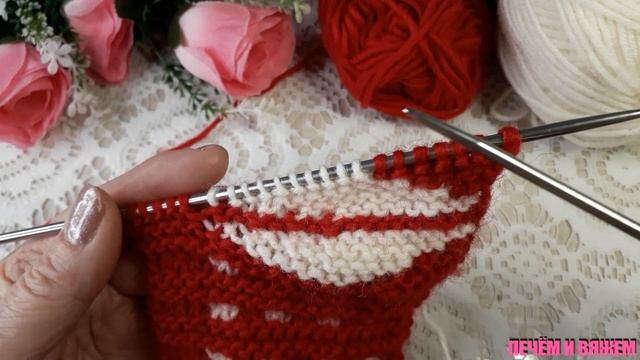 Свяжем Красивые Следочки Спицами из Остатков Пряжи! #следки_спицами смотреть онлайн