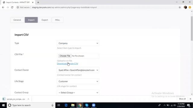 Download Sample CSV (Part 1) смотреть онлайн