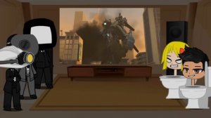 Skibidi Toilet Characters react to Skibidi Toilet (51~57) || Gacha react || ?? ?? ??