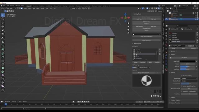 Blender 3.1.2 Sunday ToolsTips  Building Tools Free Add-on  I  Hindi I