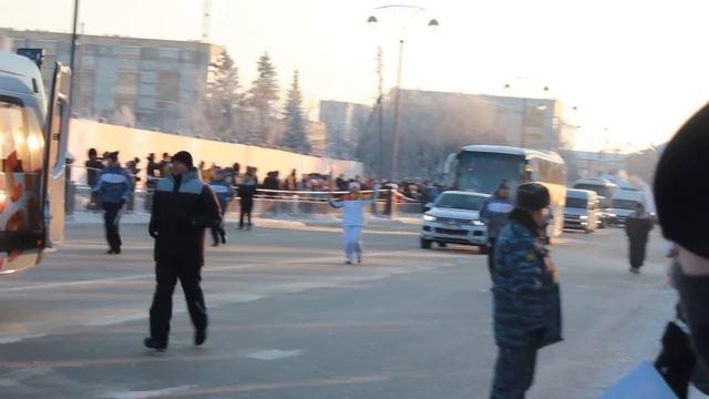 Эстафета олимпийского огня. Тобольск смотреть онлайн