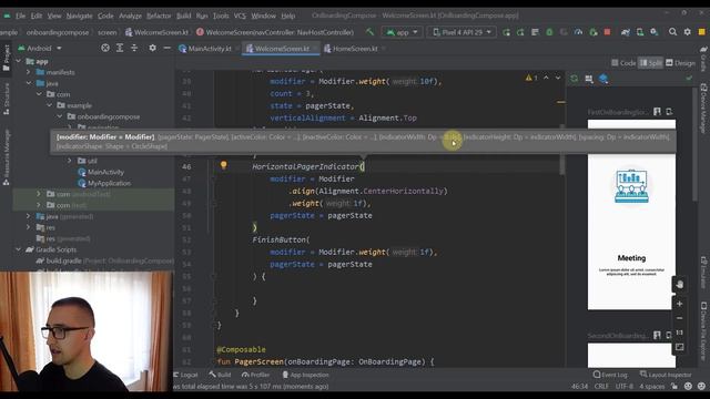 Onboarding with Jetpack Compose & NEW Splash API - Android Studio Tutorial смотреть онлайн