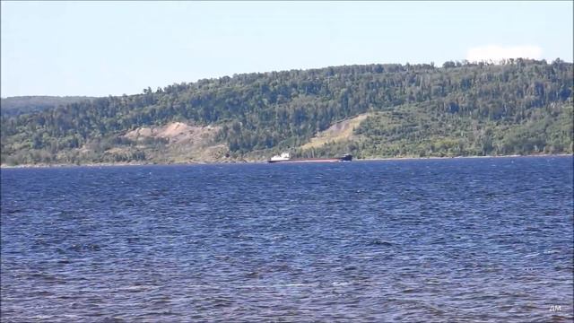 Сухогруз Очаков идёт вверх по Волге на Белом Яре 26 06 2020г смотреть онлайн