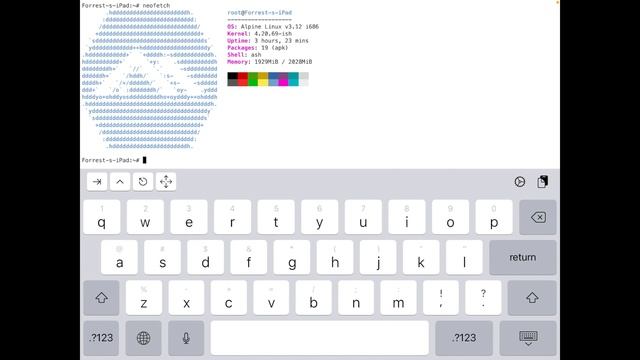 Linux Terminal on iOS - iSH Shell! смотреть онлайн