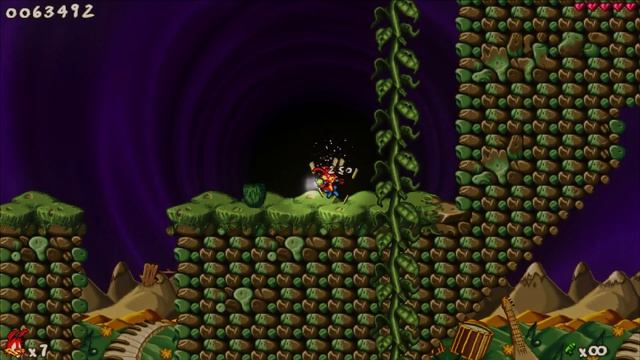 Jazz Jackrabbit 2 Shareware Level walkthrough | Widescreen, 4k upscaled | смотреть онлайн