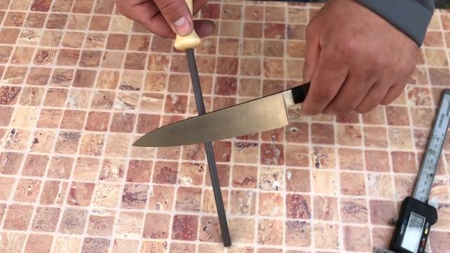 Заточка ножа керамический мусатом после года непрерывного использования ножа смотреть онлайн