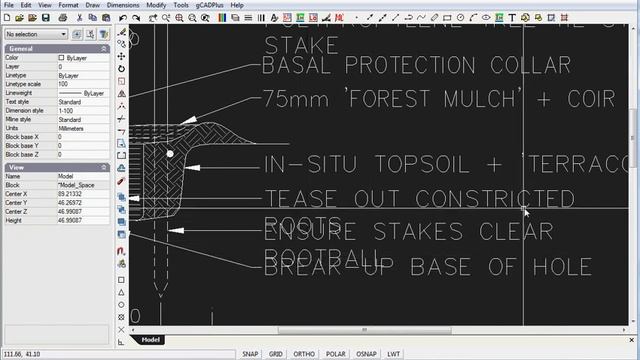 Single line text v Mtext in gCADPlus drawings смотреть онлайн