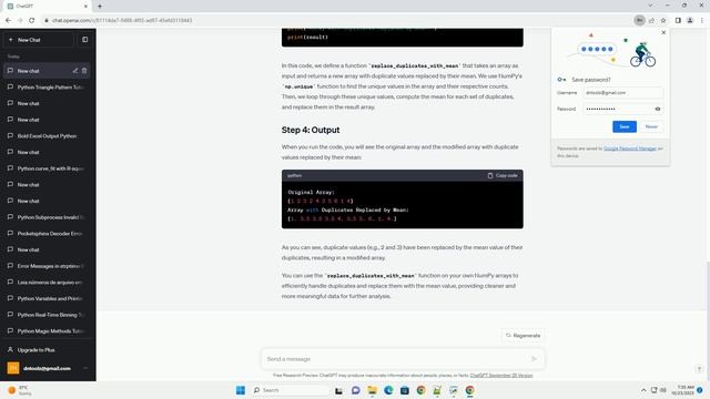 Python Numpy Replace duplicate values with mean value смотреть онлайн