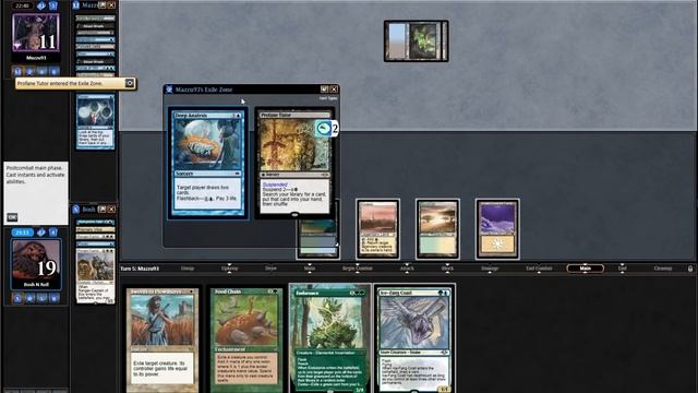 CLIMBING THE FOOD CHAIN! Legacy Bant Control with another combo win! Infinite mana and damage! MTG смотреть онлайн