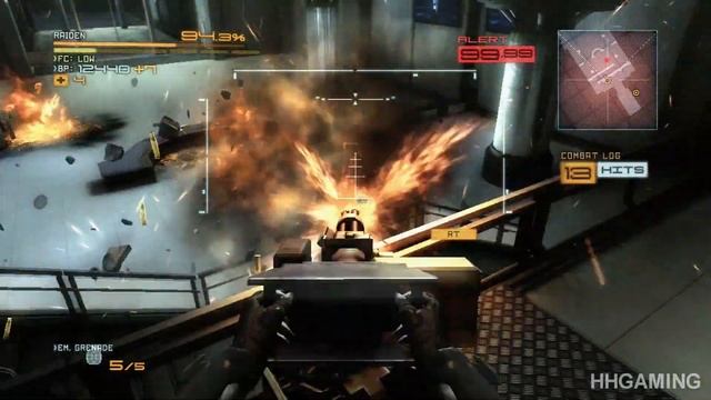 Metal Gear Rising Revengeance - walkthrough part 12 let's play gameplay 1080p HD Raiden game PS3 XB смотреть онлайн