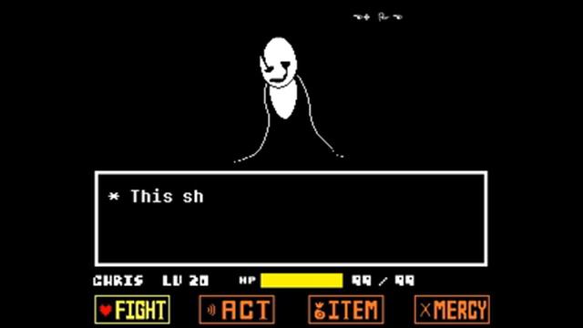 W. D. Gaster Hard Boss Fight (Undertale Fan Game W/ Download Link) - THIS SHOULDN'T BE POSSIBLE