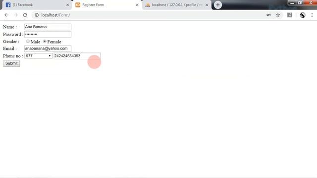 Connect HTML/PHP Form to Local Database in XAMPP смотреть онлайн
