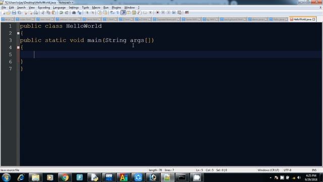 #4 | Java Beginners Tutorial in Tamil | Write Your First Hello World Program in Java смотреть онлайн