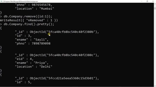 Remove documents from collection in MongoDB смотреть онлайн