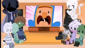 Реакция школы монстров на "Майнкрафт для нубов" //Gacha Club//