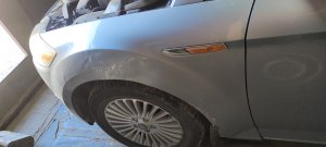 Как снять переднее крыло Форд Мондео