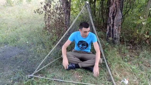 FISH TRAP & ЛОВУШКА  ДЛЯ РЫБЫ ТРЕУГОЛЬНИК ХОРОШИЙ УЛОВ