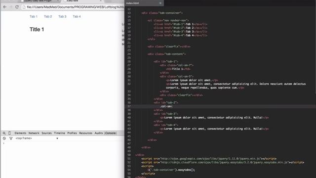 Плагины для frontend разработчика - табы смотреть онлайн