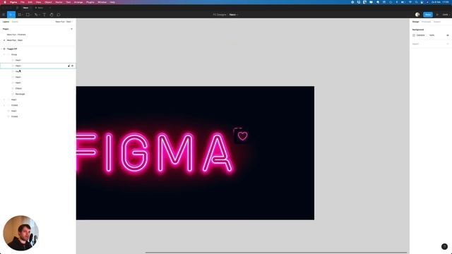 Figma Tutorial: Create animated Neon typography смотреть онлайн