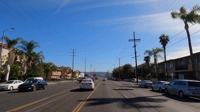 4K Los Angeles California. Reseda Blvd смотреть онлайн