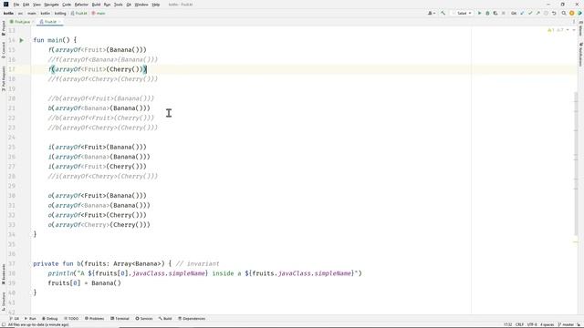 How Kotlin fixed Java's unsound arrays: invariance, covariance and contravariance in 3 minutes смотреть онлайн