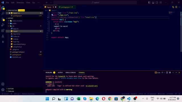 Export data into Excel in React js using React-csv package смотреть онлайн