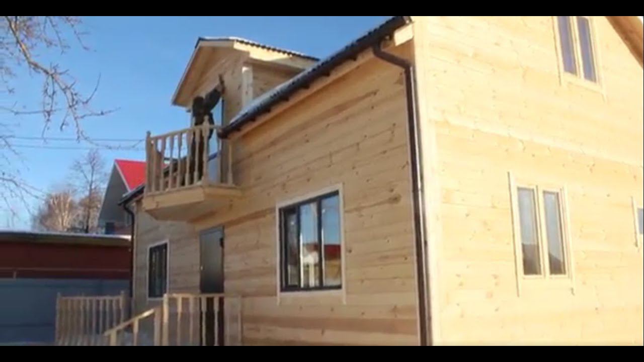 Проект «Александрия», профилированный брус, СК "Белый дом" смотреть онлайн