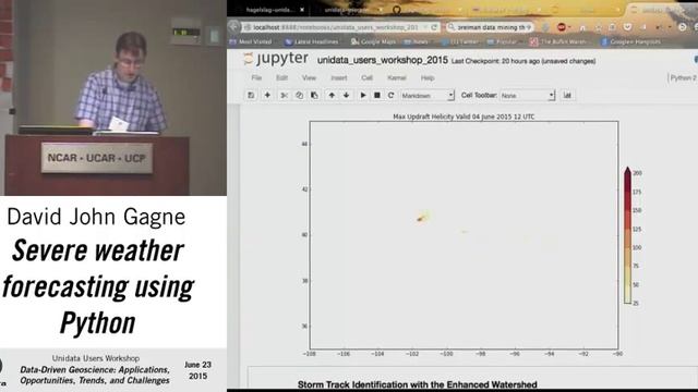 2015 Unidata Users Workshop: Severe weather forecasting with Python and data science tools смотреть онлайн