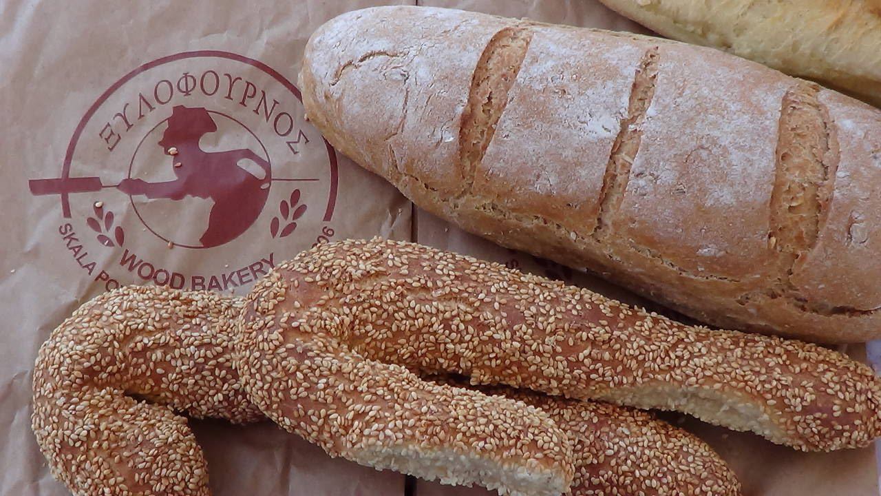 Остров Тасос: пекарня с дровяной печью (ΞΥΛΟΦΟΥΡΝΟΣ) в Скала Потамье. смотреть онлайн