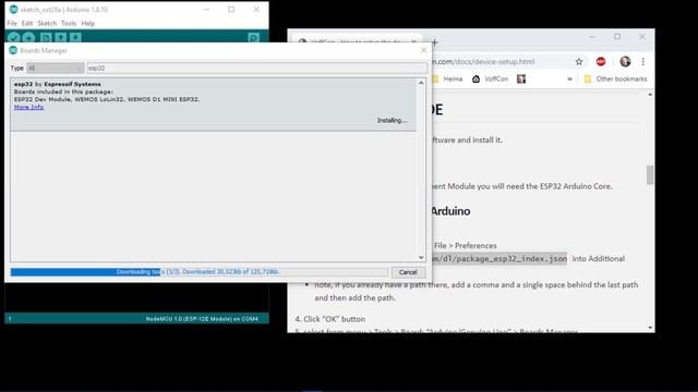 How to install needed library for Esp32 смотреть онлайн