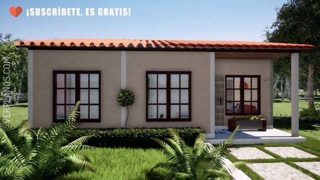 Planos de Casa GRATIS #3 Dormitorios (DWG y PDF) смотреть онлайн