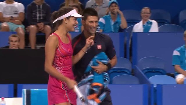 Novak Djokovic and Ana Ivanovic do Gangnam Style - Hyundai Hopman Cup 2013 смотреть онлайн