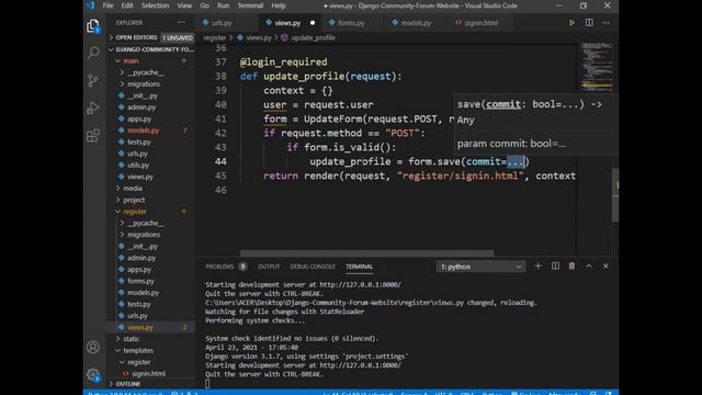 How To Build A Forum Website From Scratch Using Django - Django Authentication System [Part 2] смотреть онлайн