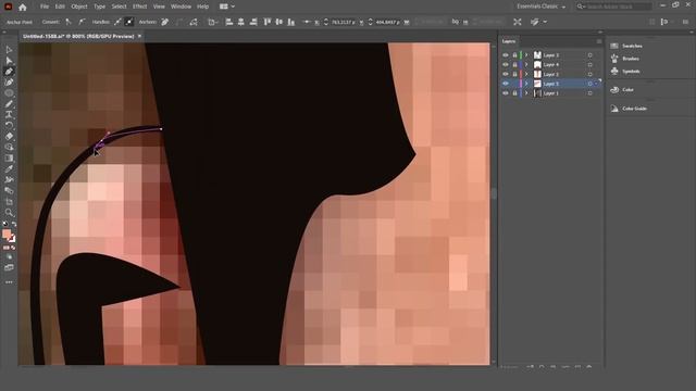 How to Draw Vector art with Mouse - نقاشی دیجیتال смотреть онлайн
