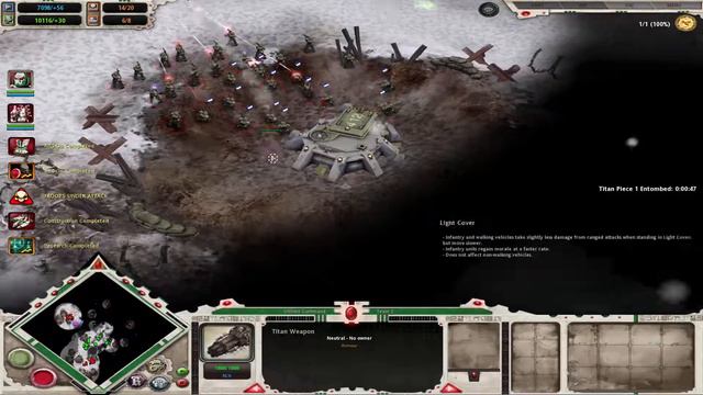 Warhammer 40k Dawn Of War Winter Assault - Mission 5+6 Order Campaign - Titan/Ancestral Powers смотреть онлайн