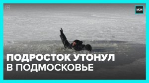 Подросток провалился под лед и утонул в подмосковной Старой Купавне - Москва 24