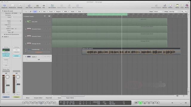 Работа с темпом в Logic Pro 9 смотреть онлайн