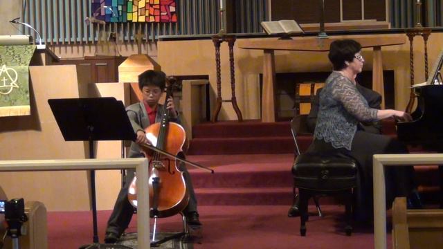 Eliam Chang's recital on November 4th, 2012 (Sonata in E minor by Romberg) смотреть онлайн