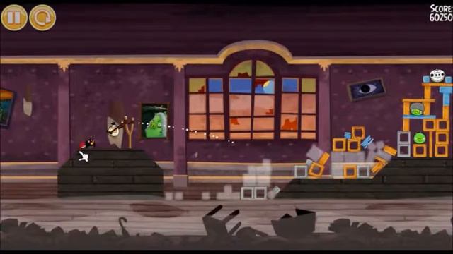 Angry Birds Seasons Haunted Hogs Level 2-13 / 3 stars смотреть онлайн