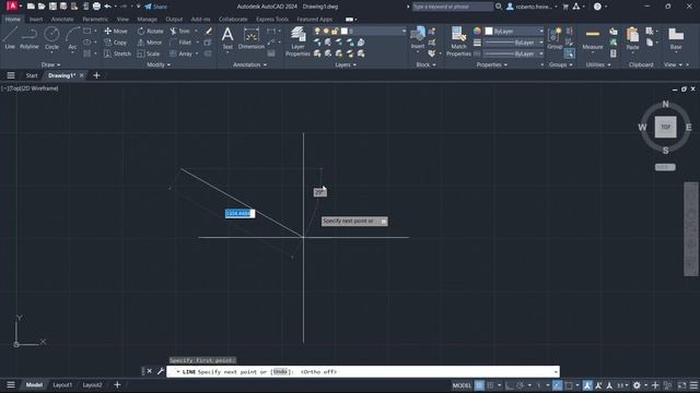 How to Create a line - AutoCAD 2024 смотреть онлайн